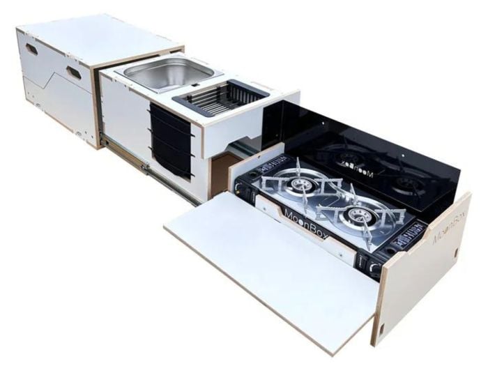 Camperbus Interieur zelfbouw module